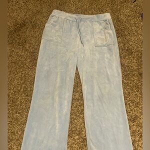 cute blue soft sweat pants